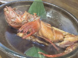 Seasonal natural boiled fish