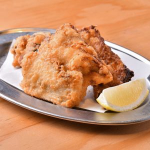 Deep fried tiger pufferfish