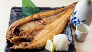 Extra large grilled striped Atka mackerel