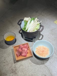 Grilled sukiyaki