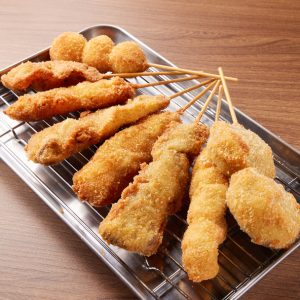 8 skewers of recommended fried chicken skewers